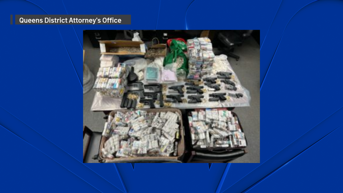 $10M of drugs, gun cache seized from abandoned Queens home: DA