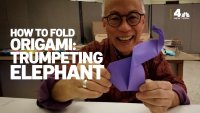 How to fold an origami ‘trumpeting elephant'