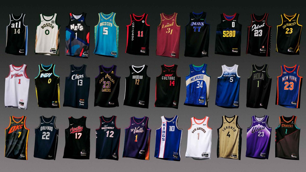 NBA and Nike unveil 202324 City Edition uniforms NBC New York