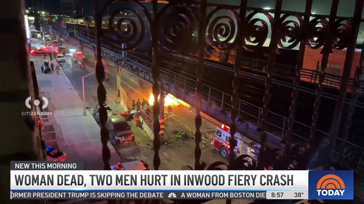1 dead in fiery Inwood crash NBC New York