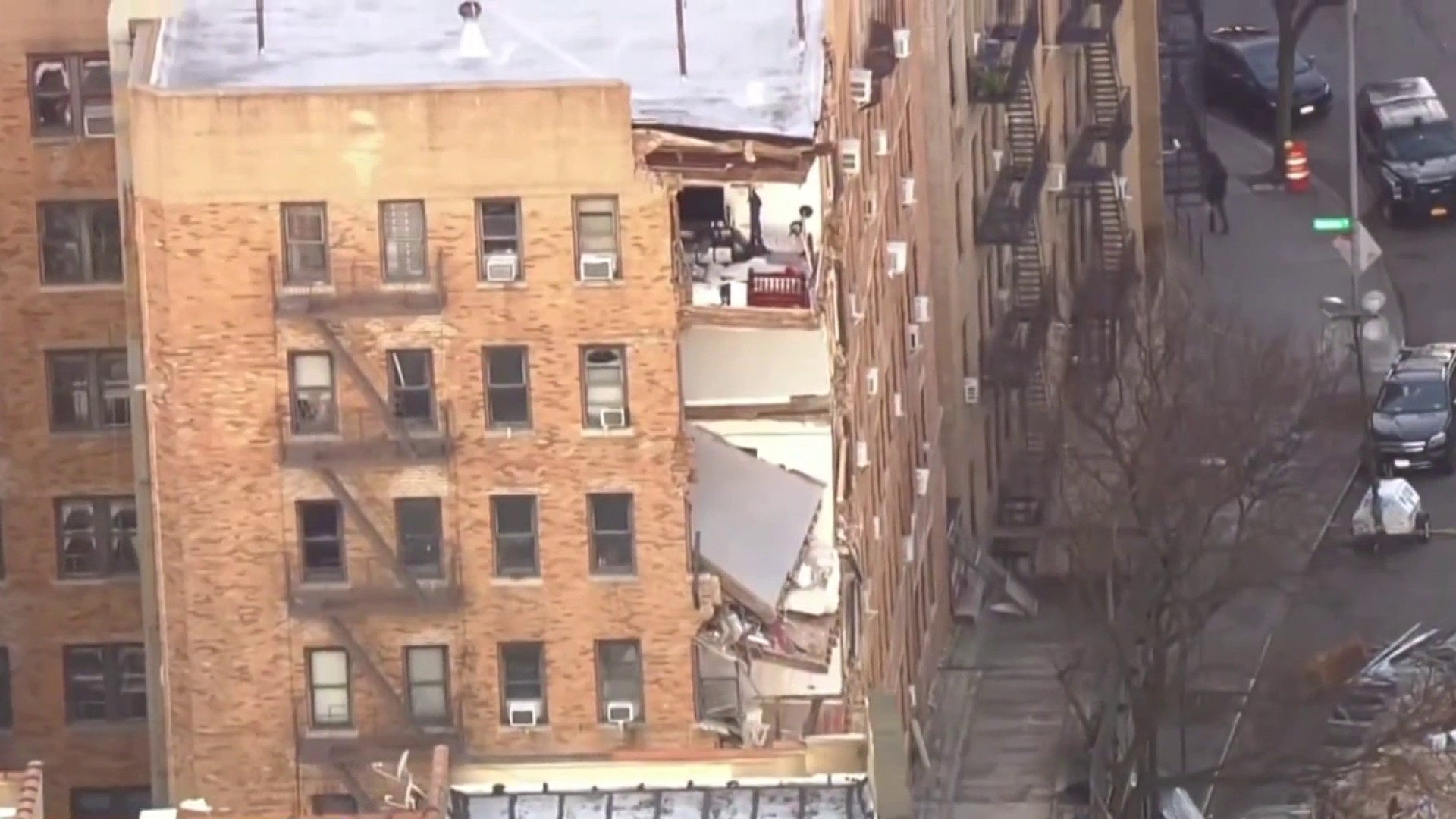 Cleaning Up After Apartment Building Collapse NBC New York   27649346586 1080pnbcstations 