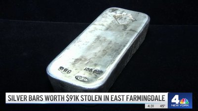Silver bars worth $91,000 stolen from UPS facility in East Farmingdale