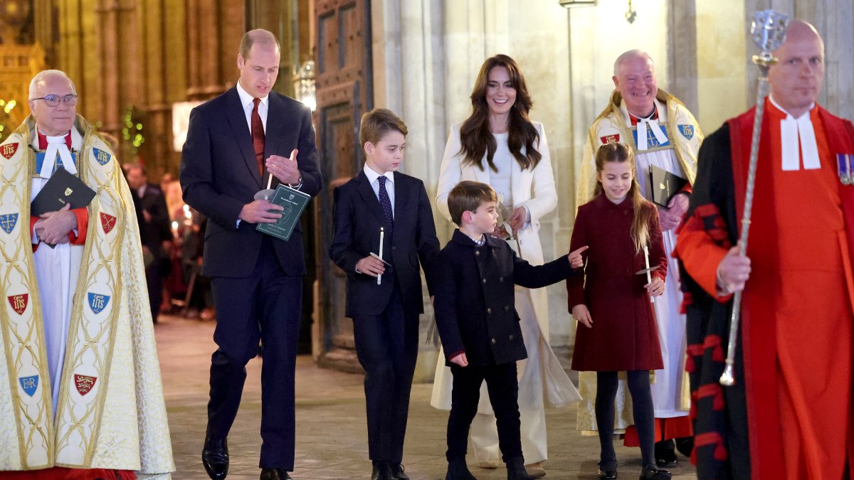 NBC New York reports Prince Louis attempts to extinguish Princess Charlotte’s candle at carol service