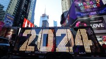 New Year's Eve revelers brave Omicron for Times Square party