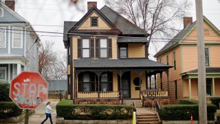 FILE - This Jan. 22, 2018, file photo, shows Rev. Martin Luther King Jr.'s birth home which is operated by the National Park Service.