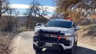 Photo of a Fresno County Sheriff patrol car.