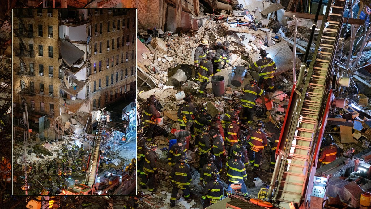 Engineer suspended over Bronx building collapse NBC New York