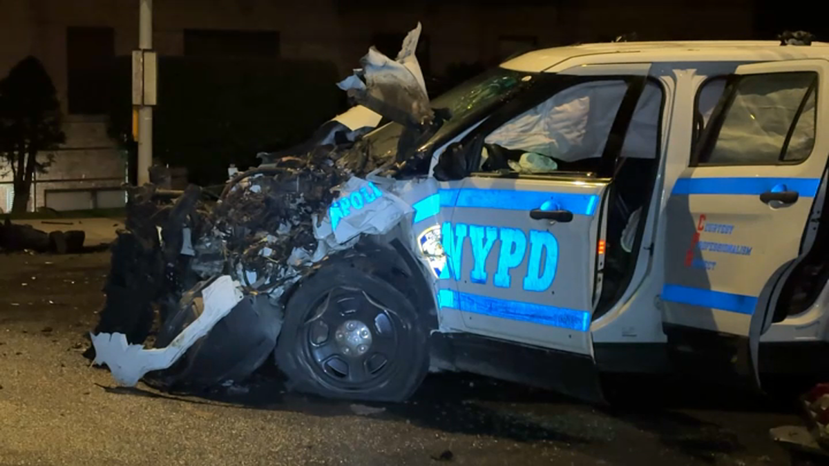 纽约斯塔滕岛火爆撞车事故，包括2名警察在内共有9人受伤