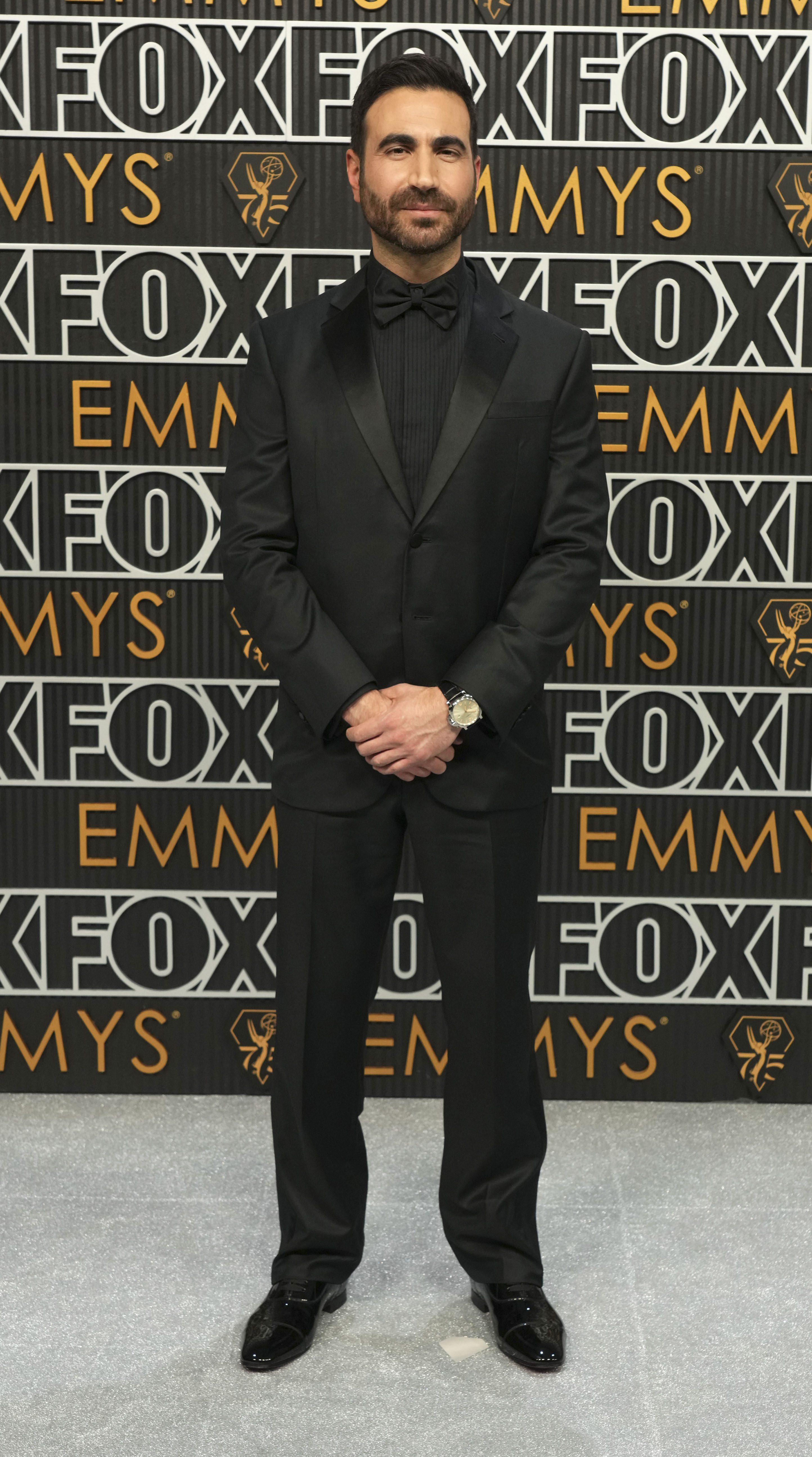 Brett Goldstein poses for a Red Carpet portrait at the 75th Emmy Awards on Monday, Jan. 15, 2024 at the Peacock Theater in Los Angeles. (Photo by Jordan Strauss/Invision for the Television Academy/AP Images)