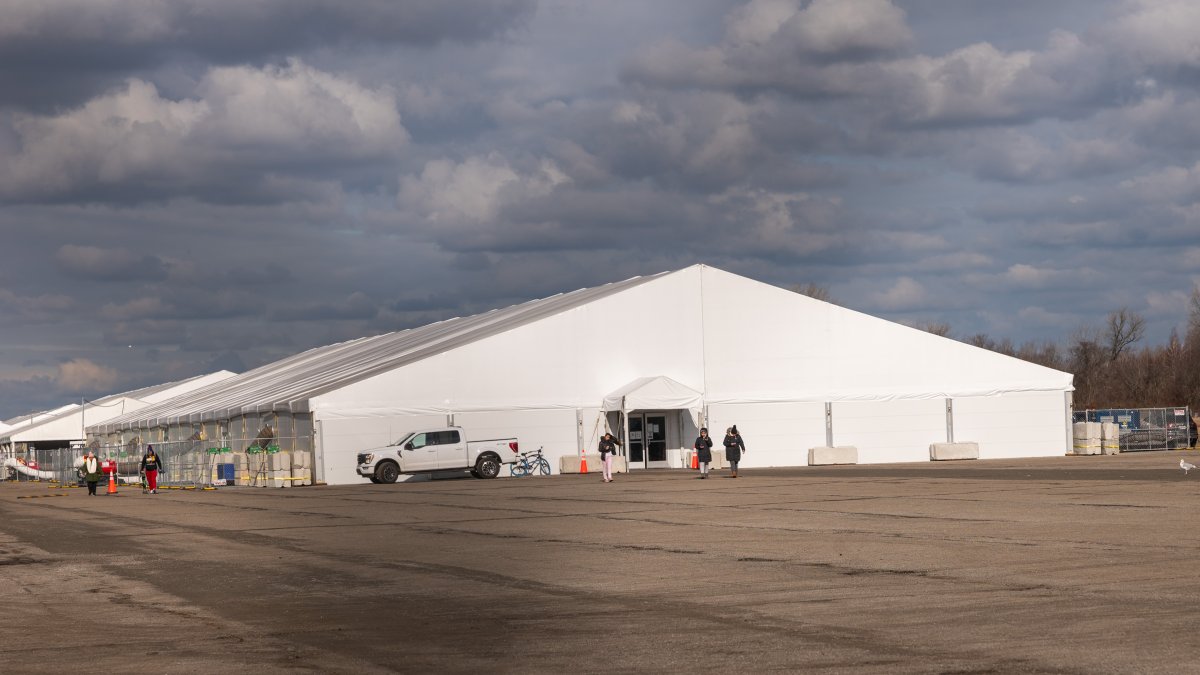 Nearly 2,000 migrants moved from Floyd Bennett Field for safety amid winter storm