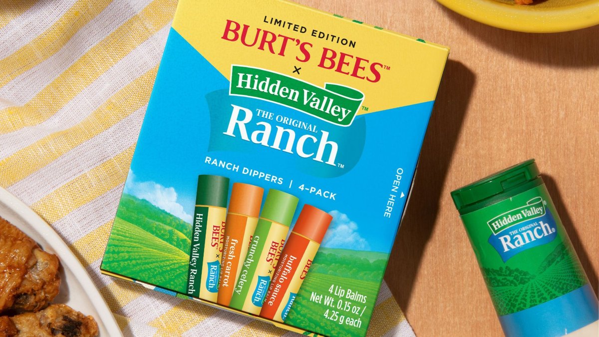 Burt’s Bees, Hidden Valley Ranch launch limitededition lip balm NBC