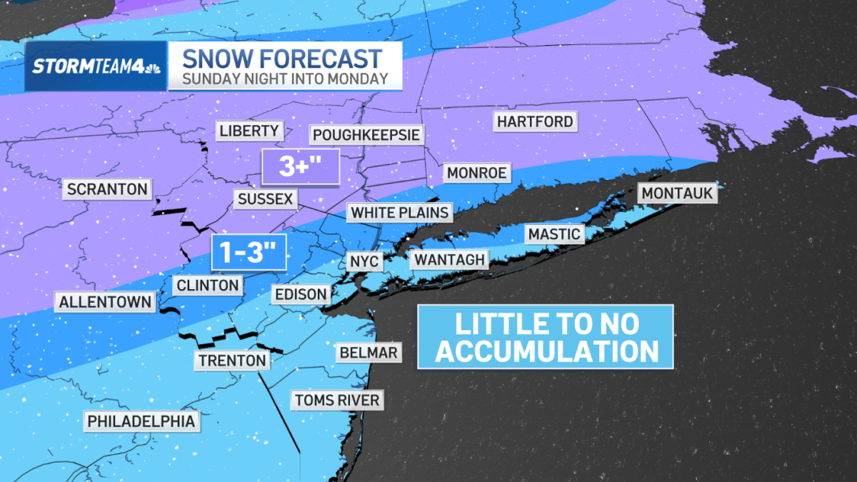纽约预计周日降雪：预计降雪量是多少？