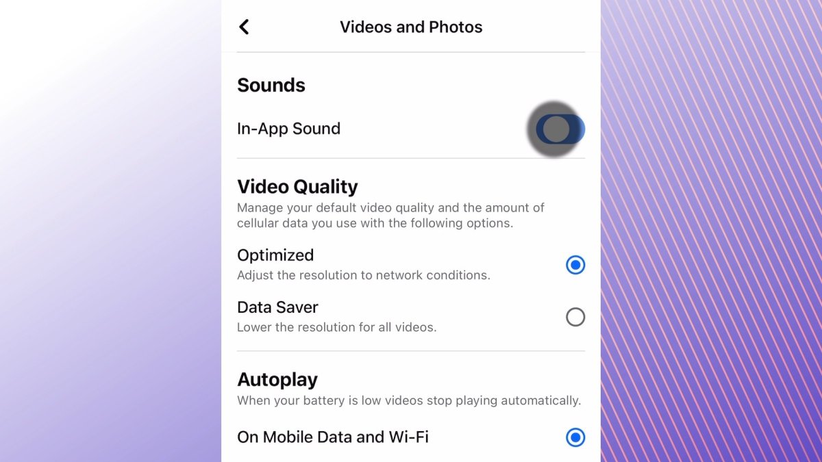 How to turn off noises on the Facebook app NBC New York