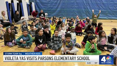 Weather Kids Visits North Brunswick School