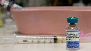 MMR virus vaccine (measles, mumps, rubella) at Logan Square Health Center in Chicago, Ill. on May 9, 2019.