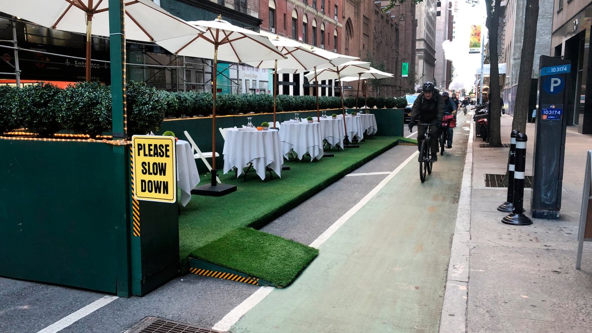 纽约市最终室外用餐规定：不再使用棚子，道路使用有限