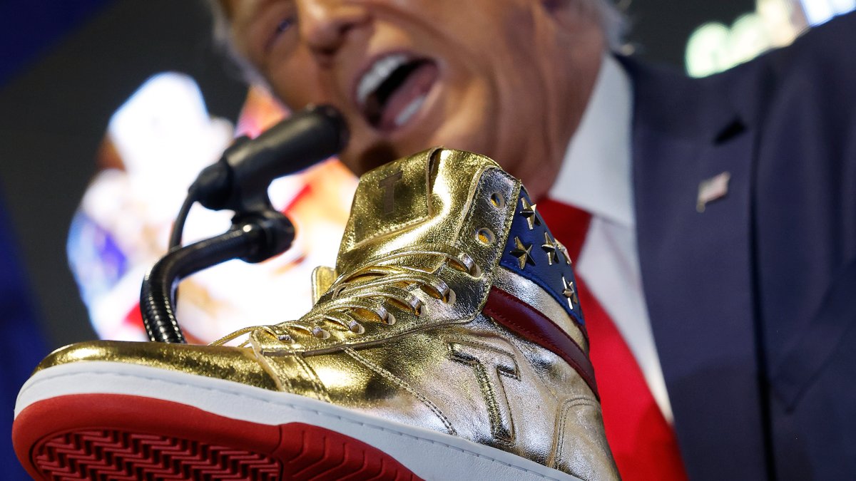 Trump launches a sneaker line – NBC New York