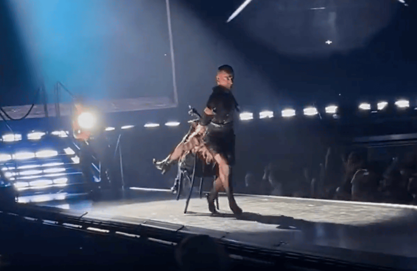 Madonna Fall Madonna falls onstage during Seattle concert stop – NBC New York