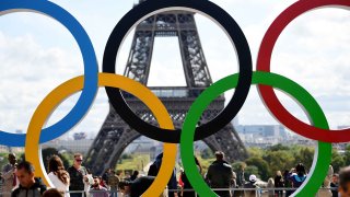 Paris Olympics rings