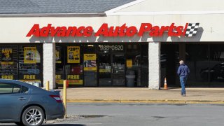 An exterior view of the Advance Auto Parts store at the Sunbury Plaza, in Sunbury, Pennsylvania.