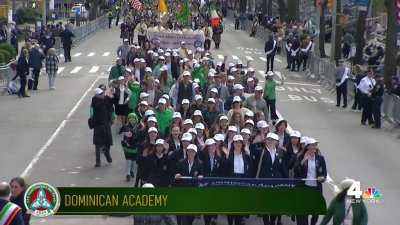 Final hour of the 2024 NYC St. Patrick's Day Parade
