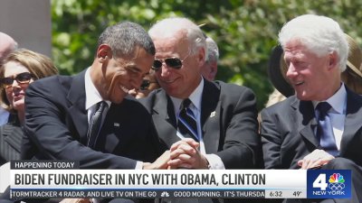 Biden fundraising in NYC with Obama, Clinton