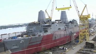 Forged from disaster: Using steel from World Trade Center to build USS New York | Chuck Scarborough 50th Anniversary