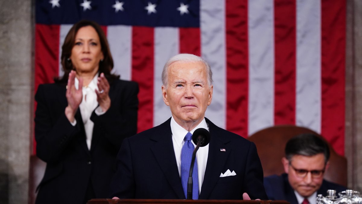 State of the Union 2024 Biden delivers fiery State of the Union NBC