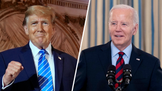 Republican presidential candidate former President Donald Trump and President Joe Biden.