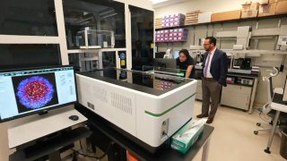 A glimpse inside the Center for Drug Discovery at CU Anschutz Medical Campus, led by Dr. Dan LaBarbera (right), with the aim of accelerating the process from drug discovery to delivery for patients.