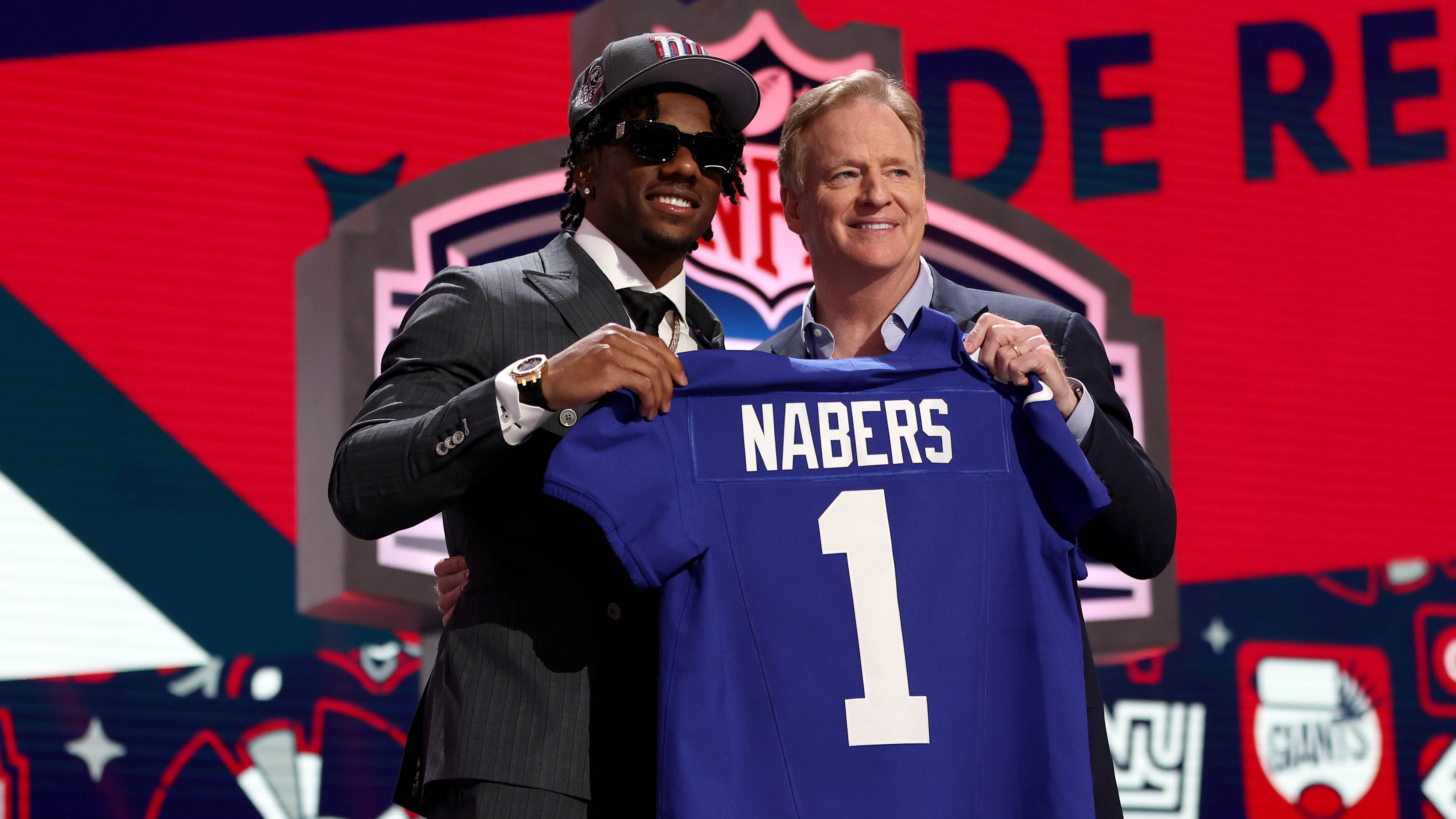 Giants Select Malik Nabers With No 6 Overall Pick In The 2024 NFL   240425 Nabers Giants Getty 