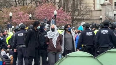 More than 100 pro-Palestinian protesters arrested at Columbia University campus