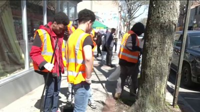 Teens clean up community in Westchester for Earth Day