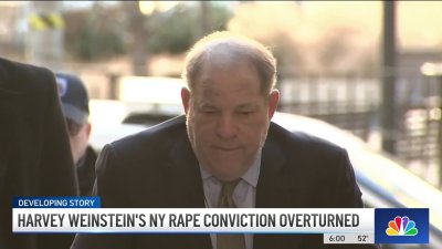 Harvey Weinstein's rape conviction overturned in New York