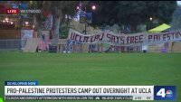 Pro-Palestinian protesters vow to stay at UCLA through June