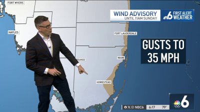 Weekend wind advisory across Broward, Miami-Dade