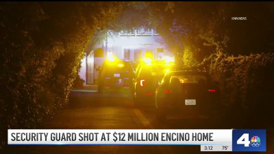Security guard shot outside of hip-hop executive's Encino home