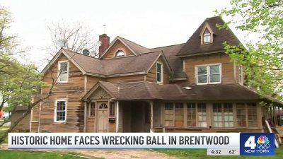 Historic home faces wrecking ball in Brentwood on Long Island