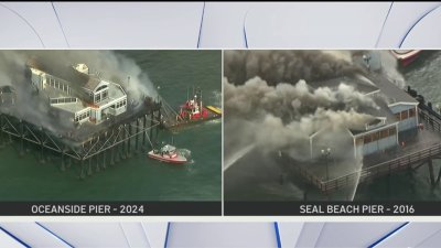 Oceanside Pier fire draws comparison to Seal Beach fire several years before