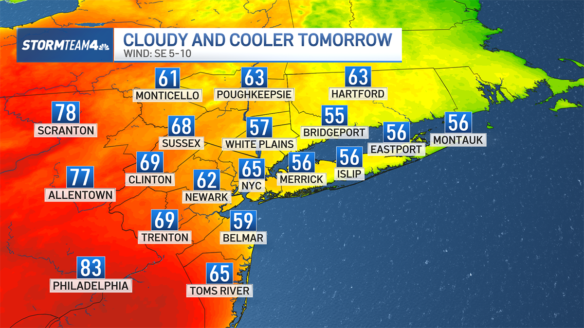 NYC weather: High temperatures reach the 80s from NJ to Hudson Valley ...