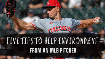 Reds pitcher Brent Suter's 5 tips for helping environment