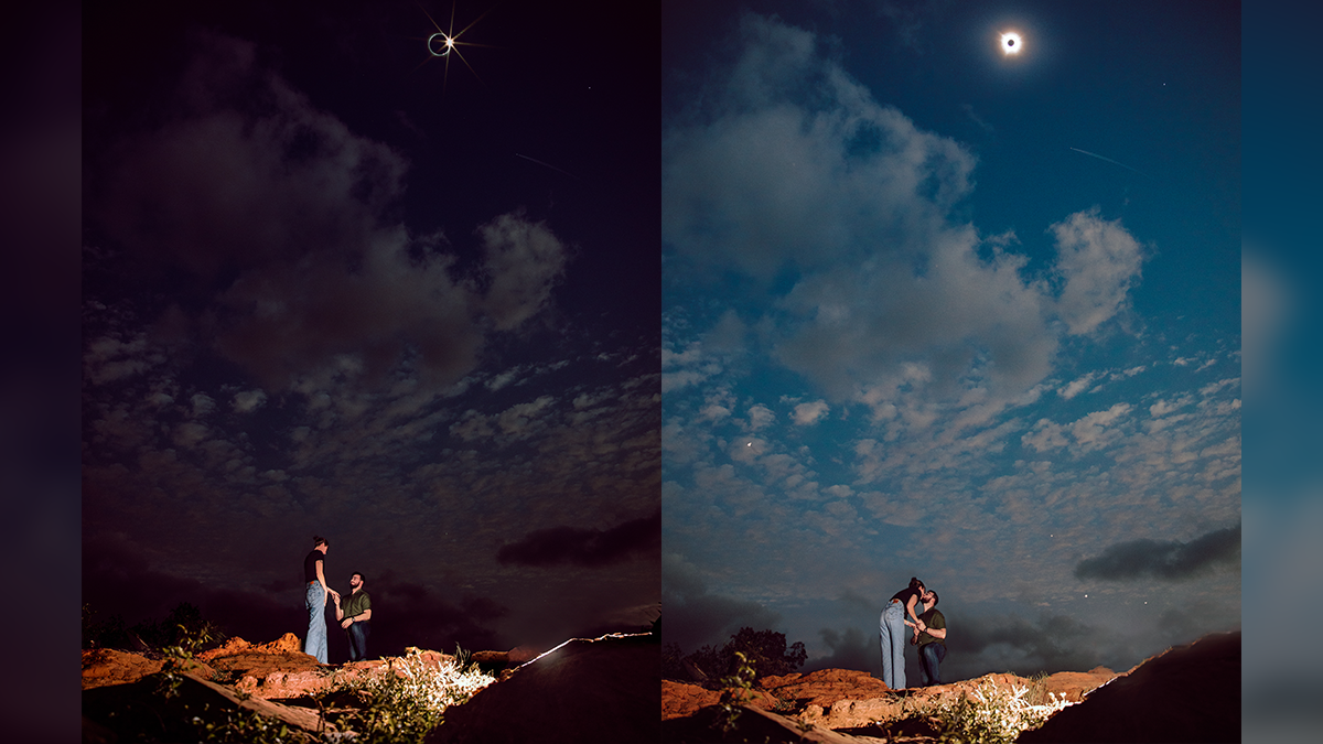 Man proposes to woman during 2024 solar eclipse in Texas NBC New York