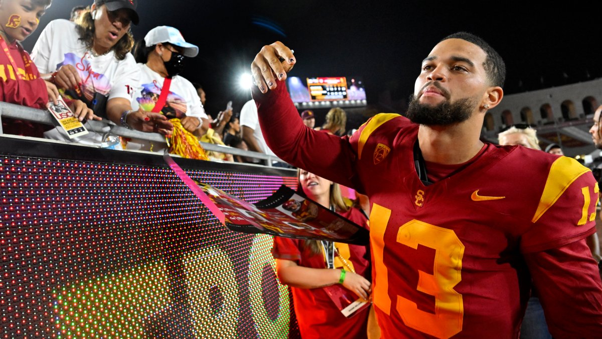 Why Caleb Williams paints his nails NBC New York