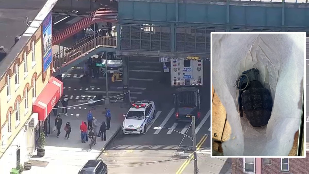 Queens news: Grenade found outside Chase Bank – NBC New York