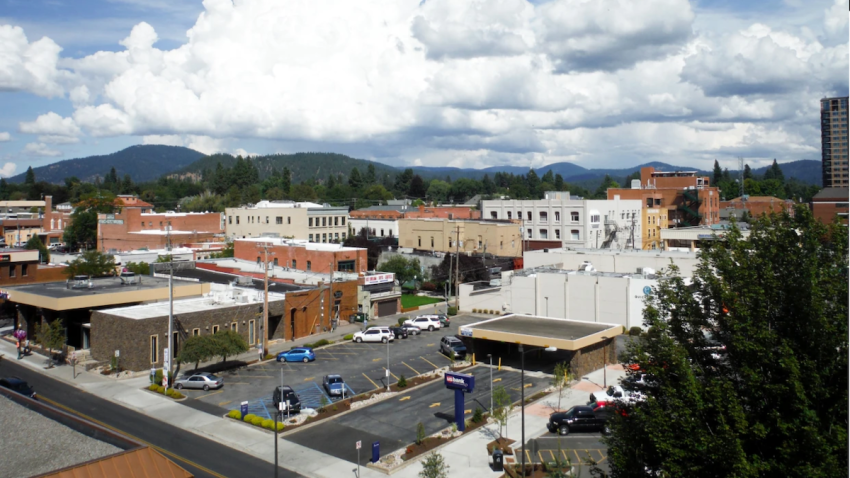 Downtown Coeur d’Alene, Idaho.