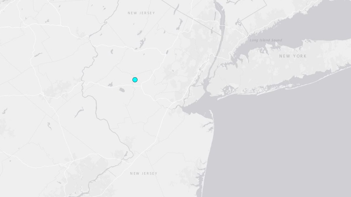 Magnitude 2.6 aftershock felt in New Jersey, less than a week after larger earthquake