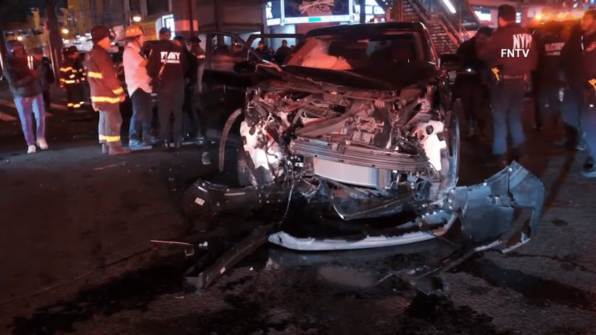 Car accident in Queens