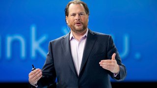 Marc Benioff, founder, chairman and CEO of enterprise cloud computing company Salesforce.