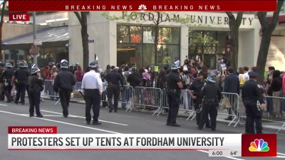 NYPD clears out encampment at Fordham University