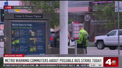 Metro warns of possible delays due to sickout